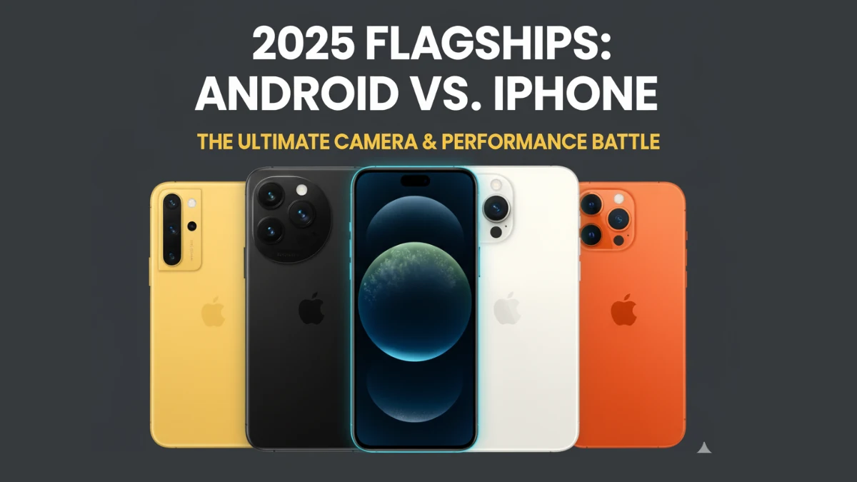 Comparison of the best Android phones 2025 vs iPhone 17 Pro Max