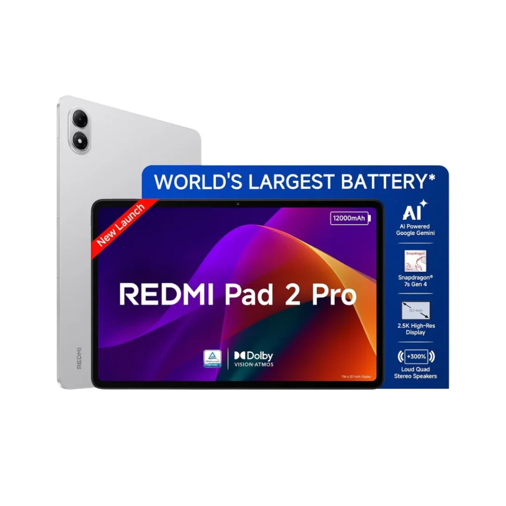 redmi pad 2 pro best tablet under 25000 india 2026